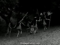 tribal dancing of nude indian cuties