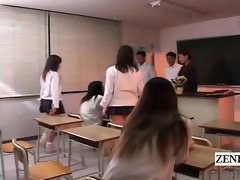 subtitled cfnm bottomless japan students school